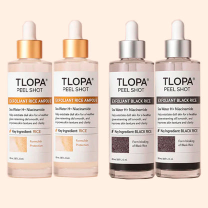TLOPA® Glow Rice Ampoule Set - Skin Brightening Duo