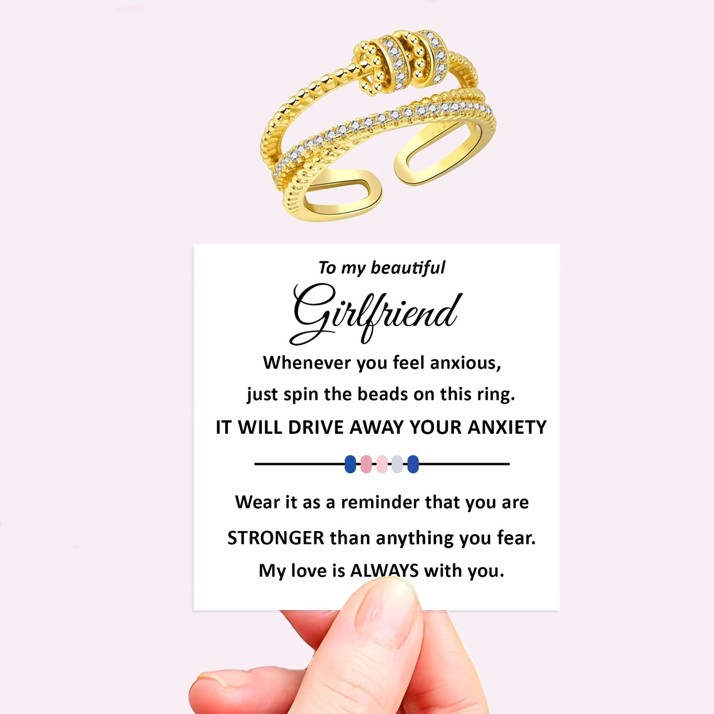 Altura™ Serenity Spinner Ring Set