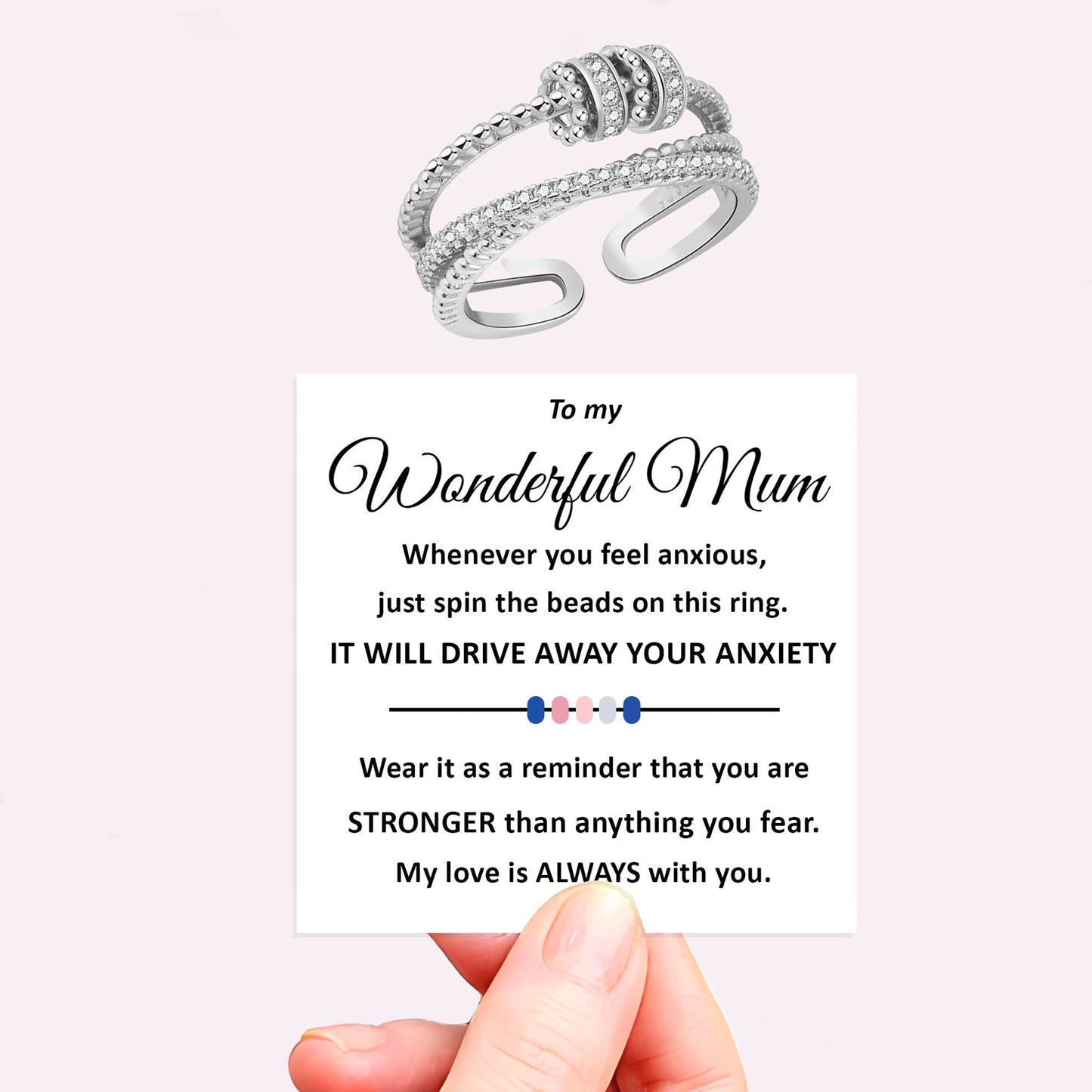 Altura™ Serenity Spinner Ring Set