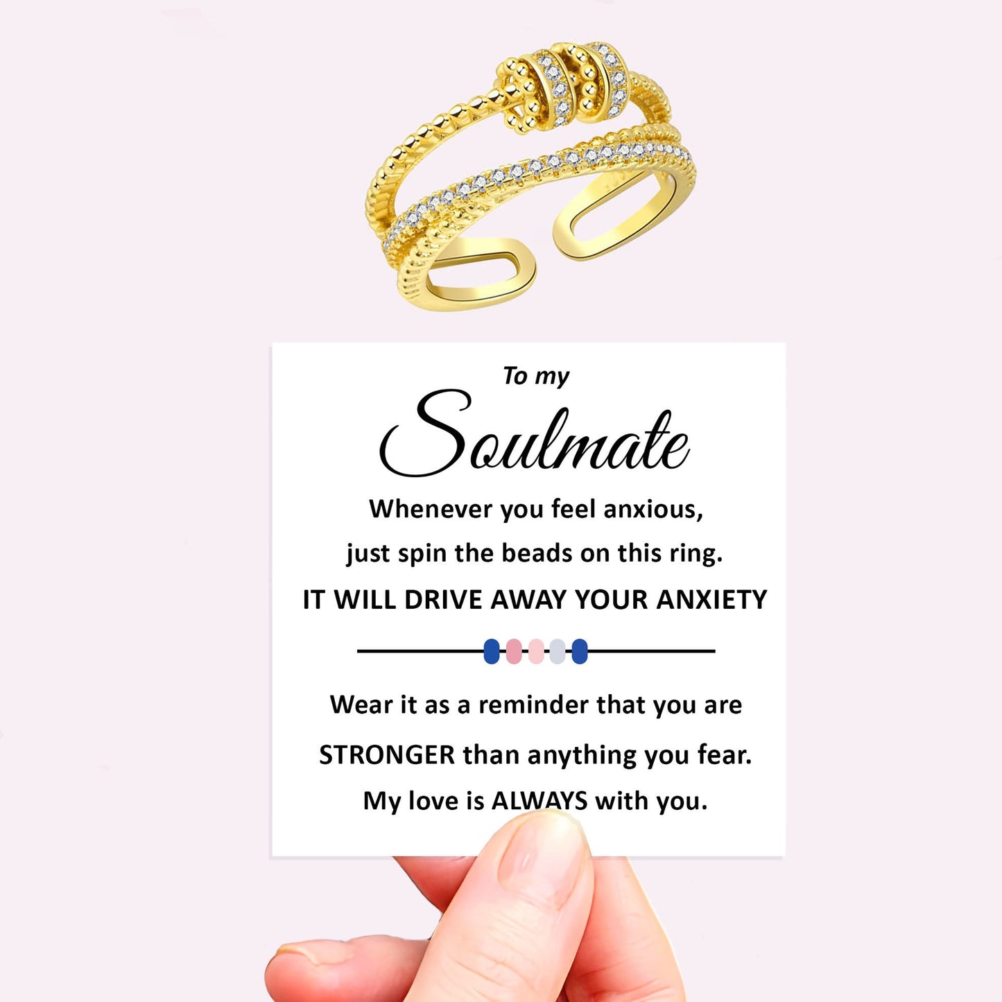 Altura™ Serenity Spinner Ring Set