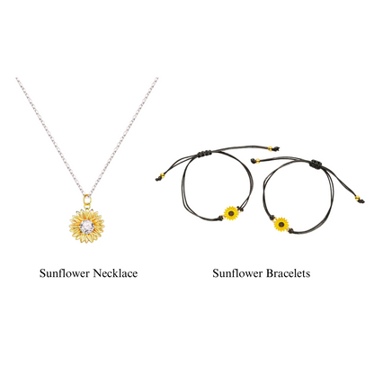 Elegant Sunflower Love Necklace - Limited Time Offer!