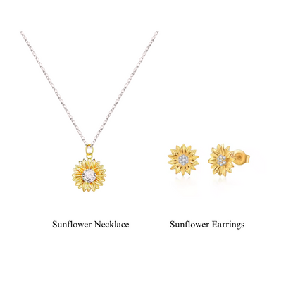 Elegant Sunflower Love Necklace - Limited Time Offer!