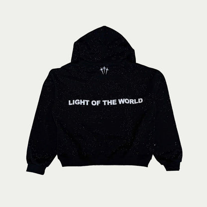 "Jesus is the Light" Rhinestone Hoodie