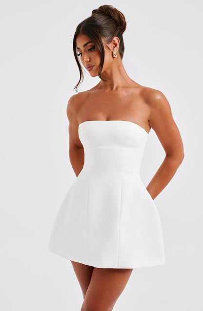 Elegant Ivory Mini Dress (60% OFF CLEARANCE SALE)