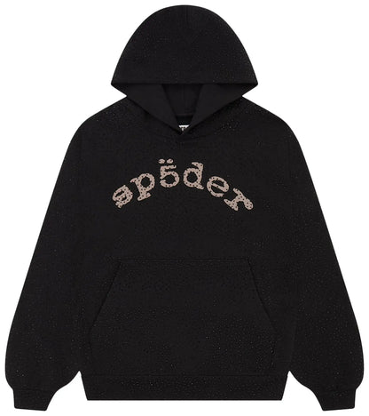 Rhinestone Spider Hoodie & Sweatpants