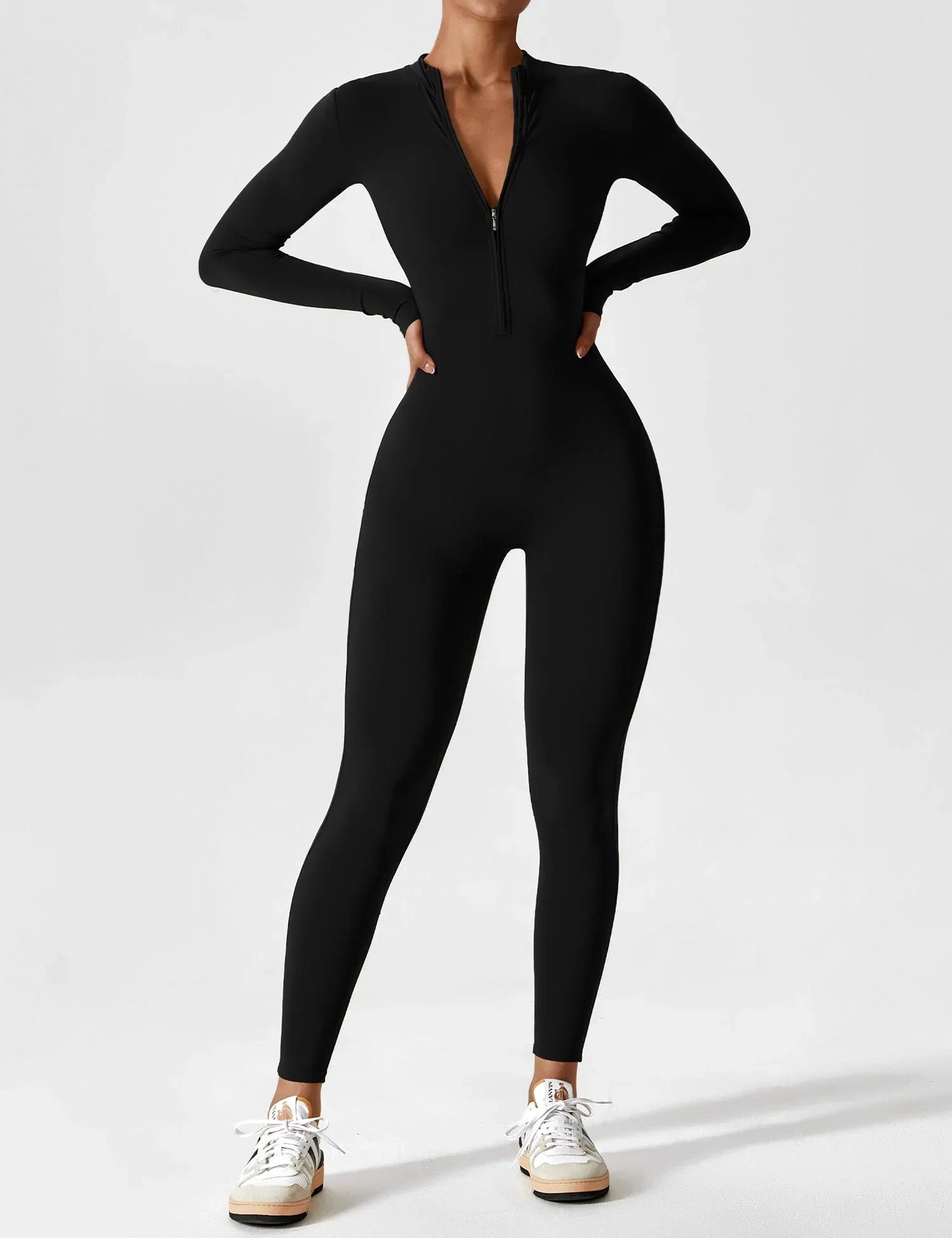 Effortless Edge Zip-Up Jumpsuit™
