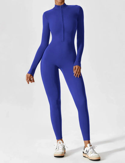 Effortless Edge Zip-Up Jumpsuit™